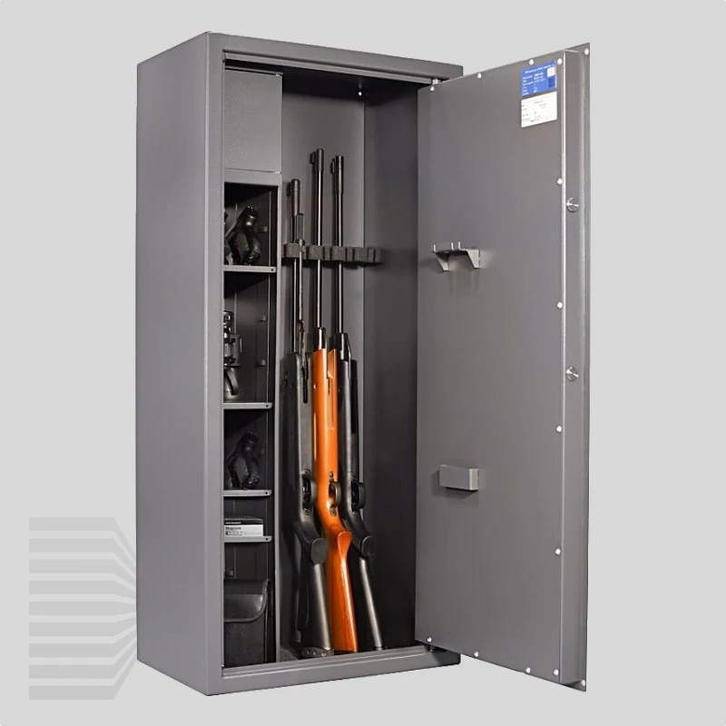 Sejf Arsenał 1253 – klasa S1, 6 uchwytów, zamek elektroniczny