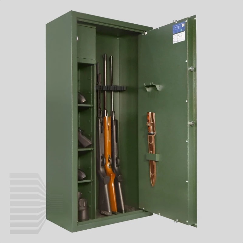 Sejf Arsenał 1253 – klasa S1, 6 uchwytów, zamek elektroniczny