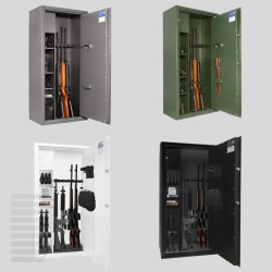 Sejf Arsenał 1253 – klasa S1, 6 uchwytów, zamek elektroniczny